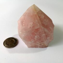 Naturalny kamień Kwarc Różowy w formie monokryształu nr 1