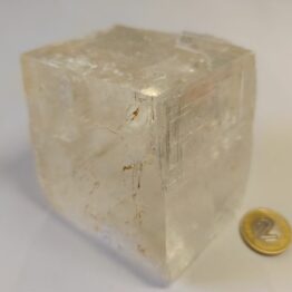 Naturalny kamień Kalcyt Optyczny Złoty w formie brył nr 3