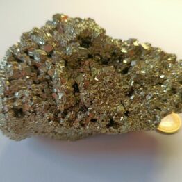 Naturalny kamień Piryt w formie krystalicznej bryły nr 5