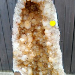 Naturalny kamień Cytryn Geoda Grota Wielki okaz