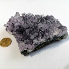 Naturalny kamień Ametyst w formie krystalicznej szczotki nr 2
