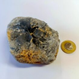 Naturalny kamień Celestyn w formie geody krystalicznej