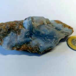 Naturalny kamień Chalcedon niebieski w formie surowej skałki nr 5