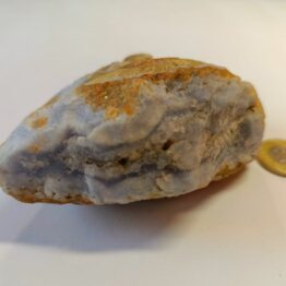 Naturalny kamień Chalcedon niebieski w formie surowych bryłek nr 6